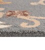 Grey Traditional Wool 5 ft x 7 ft Hand Tufted Carpet