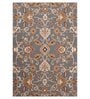 Grey Traditional Wool 5 ft x 7 ft Hand Tufted Carpet