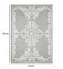 Grey Traditional Wool 5ft x 8 ft Hand Tufted Carpet