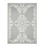 Grey Traditional Wool 5ft x 8 ft Hand Tufted Carpet
