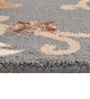 Grey Traditional Wool 6 ft x 9 ft Hand Tufted Carpet