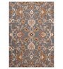 Grey Traditional Wool 8 ft x 10 ft Hand Tufted Carpet