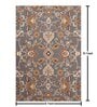 Grey Traditional Wool 8 ft x 10 ft Hand Tufted Carpet