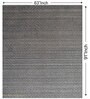 Grey Traditional Wool And Viscose 5 ft x 7 ft Hand Woven Carpet