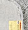 Grey Abstract Microfibre 5 ft x 7 ft Hand Tufted Carpet