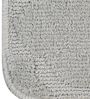 Grey Abstract Microfibre 5 ft x 7 ft Hand Tufted Carpet