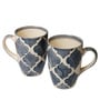 Grey Umrao Coffee Mug Set of 2(275 ML Each) Microwave Safe Coffee Mugs