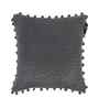 Grey Velvet Abstract 16X16 Inches Cushion Covers (2Pcs)