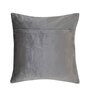 Grey Textured Geometric Velvet 16 x 16 Inches Cushion Covers (Set of 2)