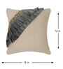 Grey Velvet Geometric 12X12 Inches Cushion Covers (Pack of 5)