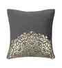 Grey Velvet Geometric 12X12 Inches Cushion Covers (Pack of 5)
