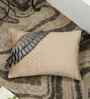Grey Velvet Textured 12X18 Inches Cushion Cover