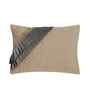 Grey Velvet Textured 12X18 Inches Cushion Cover