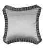 Grey Velvet Geometric 16X16 Inches Cushion Covers (Pack of 5)