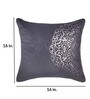 Grey Traditional Velvet 16 x 16 Inches Cushion Covers (Set of 5)