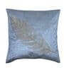 Grey Floral Velvet 16 x 16 Inches Cushion Covers (Set of 5)