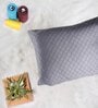 Grey Velvet Solid 12x18 inches Cushion Covers (Pack of 2)