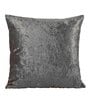 Grey Velvet Solid 16x16 inches Cushion Cover (5Pc)