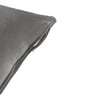 Grey Velvet Solid 16x16 inches Cushion Cover (Set of 2)