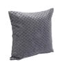Grey Velvet Solid 16x16 inches Cushion Covers (1Pc)