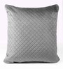 Grey Velvet Solid 16x16 inches Cushion Covers (Pack of 5)