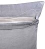 Grey Velvet Traditional 16x16 inches Cushion Covers (Pack of 2)