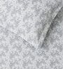 Grey Vine Print 180 TC Cotton King Bedhseet 2 pillow covers