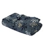 Grey White Polyester Solid 105 GSM Double Bed Comforter