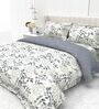 Grey Willow 4-Piece Combo Of Double Bed AC Comforter & Bedsheet Set