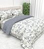 Grey Willow 4-Piece Combo Of Double Bed AC Comforter & Bedsheet Set