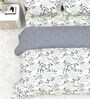 Grey Willow 4-Piece Combo Of Double Bed AC Comforter & Bedsheet Set