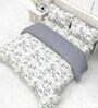 Grey Willow 4-Piece Combo Of Double Bed AC Comforter & Bedsheet Set