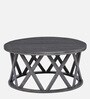 Solid Wood Coffee Table In Grey Colour