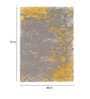 Buy Grey Wool and Viscose Abstract 4 x 6 Feet Hand Tufted Carpet