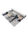 Buy Grey Wool and Viscose Abstract 4 x 6 Feet Hand Tufted Carpet