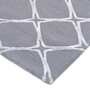 Buy Grey Wool and Viscose Abstract 5 x 7 Feet Hand Tufted Carpet