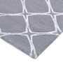Buy Grey Wool and Viscose Geometrical 6 x 8 Feet Hand Tufted Carpet