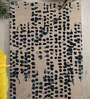 Buy Grey Wool and Viscose Abstract 4 x 6 Feet Hand Tufted Carpet