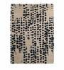 Buy Grey Wool and Viscose Abstract 4 x 6 Feet Hand Tufted Carpet