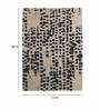 Buy Grey Wool and Viscose Abstract 6 x 8 Feet Hand Tufted Carpet