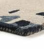 Buy Grey Wool and Viscose Abstract 4 x 6 Feet Hand Tufted Carpet