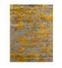 Buy Grey Wool and Viscose Abstract 5 x 7 Feet Hand Tufted Carpet