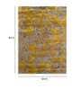Buy Grey Wool and Viscose Abstract 5 x 7 Feet Hand Tufted Carpet
