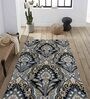 Grey Wool Floral 4 x 6 Feet Hand Tufted Carpet Hand Tufted Carpet
