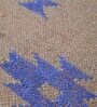 Grey Wool & Jute Abstract 72 x 48 Inches Hand Woven Dhurries