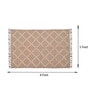 Grey Wool & Jute Geometric 96 x 60 Inches Hand Woven Dhurries