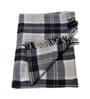 Grey Wool Pattern 56 x 66 Inch Throw