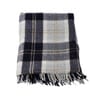 Grey Wool Pattern 56 x 66 Inch Throw