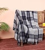 Grey Wool Pattern 56 x 66 Inch Throw