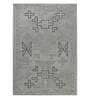 Grey Abstract Wool 8 ft x 10 ft Hand Tufted Carpet